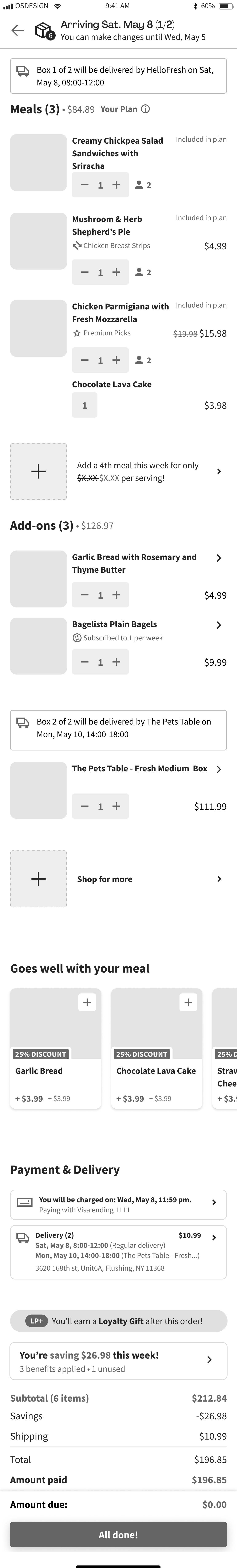 The redesign vision mockup